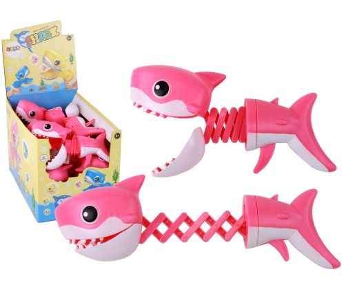 Toy Biting Fish Pink Shark Gun