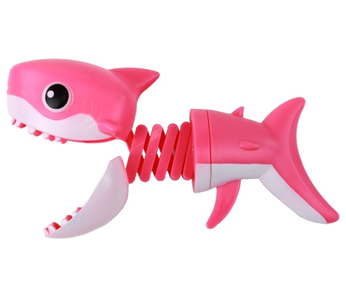 Toy Biting Fish Pink Shark Gun