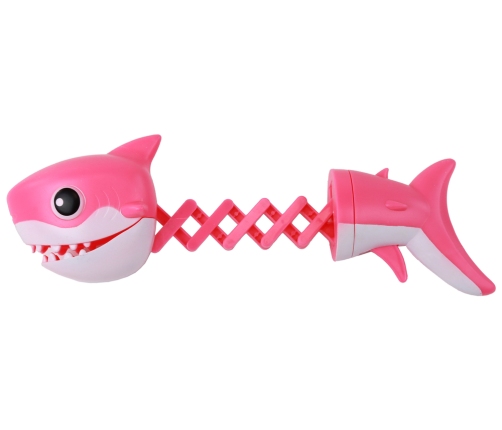 Toy Biting Fish Pink Shark Gun