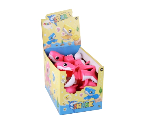 Toy Biting Fish Pink Shark Gun