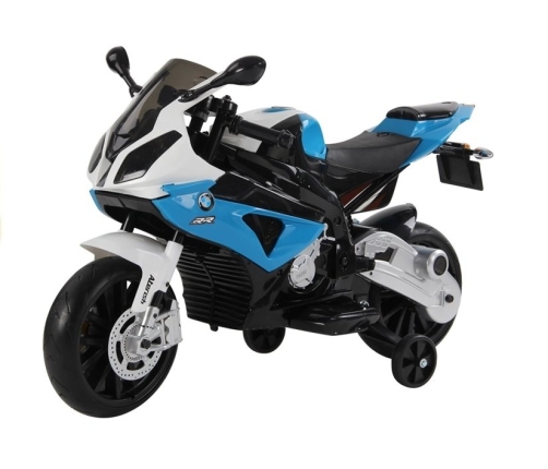 Bērnu elektriskais motocikls BMW S1000RR Blue