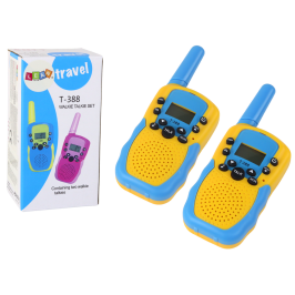 Walkie Talkie Walkie Talkies Yellow - Blue Range 3 km For Children