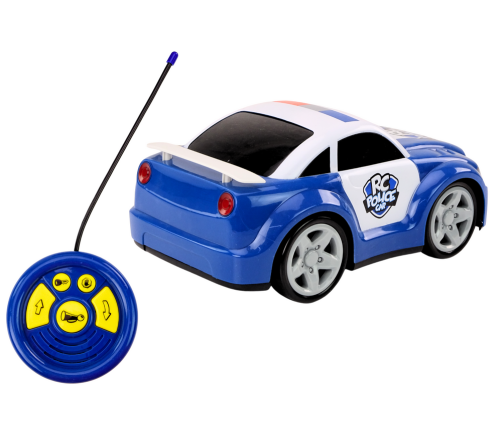 Cartoon Police Car Remote Controlled Lights Sounds