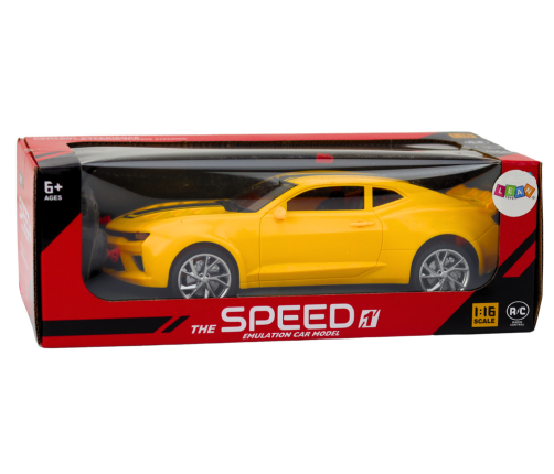 Toy Car Remote Controlled Sports Car RC 1:16 Yellow