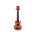 Toy Guitar for Children, Orange Wood Cube