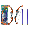 Shooting Bow Green and Orange Arrows with Suction Cups 3 Pieces