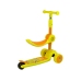 Three-wheeled Balancing Scooter Saddle Yellow Music Diodes Squirrel