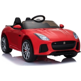 Elektriskā sporta automašīna bērniem Jaguar F-Type Red Painting