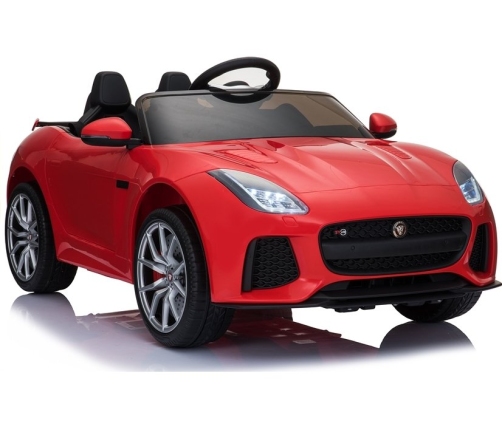 Elektriskā sporta automašīna bērniem Jaguar F-Type Red Painting