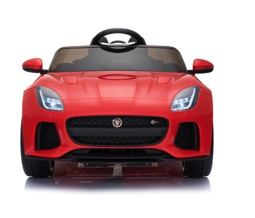 Elektriskā sporta automašīna bērniem Jaguar F-Type Red Painting