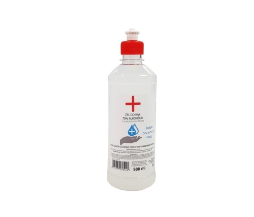 Hand Disinfection Gel with Alcohol 70% 500ml