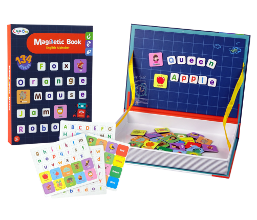 Magnetic Puzzle Book English Alphabet Pictures