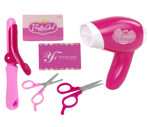 Beauty set for the little lady Hairdressing accessories + battery-operated hairdryer