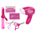 Beauty set for the little lady Hairdressing accessories + battery-operated hairdryer