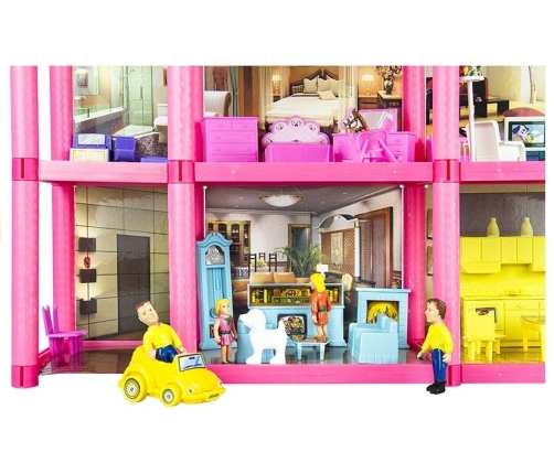 Childrens Doll House With Accessories 136 PCS