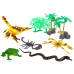 Reptile Amphibian Figure Set Accessories 22 pcs.