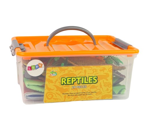 Reptile Amphibian Figure Set Accessories 22 pcs.