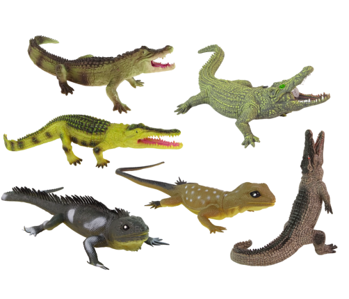 Reptile Amphibian Figure Set Accessories 22 pcs.