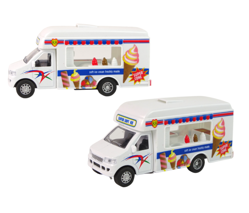 Auto Camper Ice Cream Shop Fast-Food Resorcs Friction Drive 2 Models