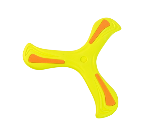 Boomerang Flying Disc Thrower Yellow For Kids