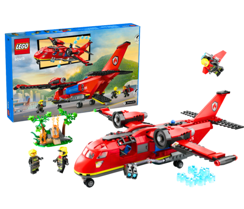 LEGO CITY Fire Rescue Plane 478 Pieces 60413