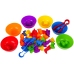 Colour Sorting Toy Animals Teddy Bear Frog 36 Pieces