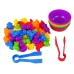 Colour Sorting Toy Animals Teddy Bear Frog 36 Pieces