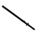 Wooden Sword Black Props for the Knight 73 cm