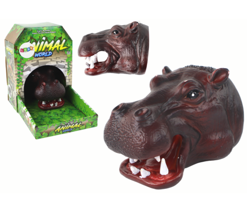 Animal Hippopotamus Hand Puppet