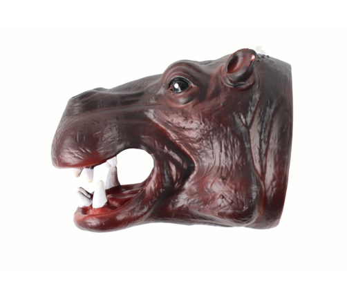 Animal Hippopotamus Hand Puppet