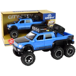 Off-Road Car Friction Drive Big Wheels 1:16 Blue