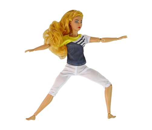 Baby Doll Yoga Mat Long Blonde Hair