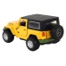 Off-Road Car Battery Powered Friction Drive Metal Yellow 1:32