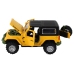 Off-Road Car Battery Powered Friction Drive Metal Yellow 1:32