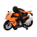 Motorcycle With Motorcyclist Lights Sounds Obstacle Sensor Orange