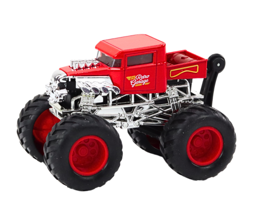 Vehicle Car with friction drive, off-road red