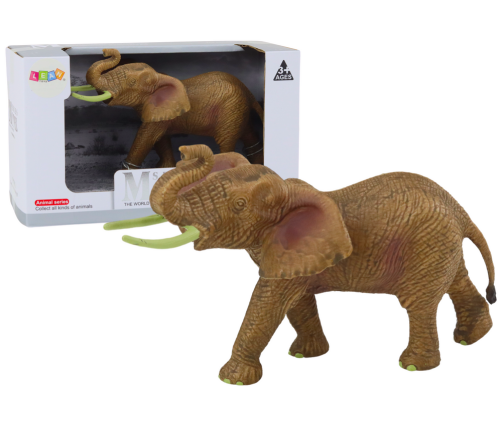 Collectible Figurine African Elephant With Raised Trunk Safari