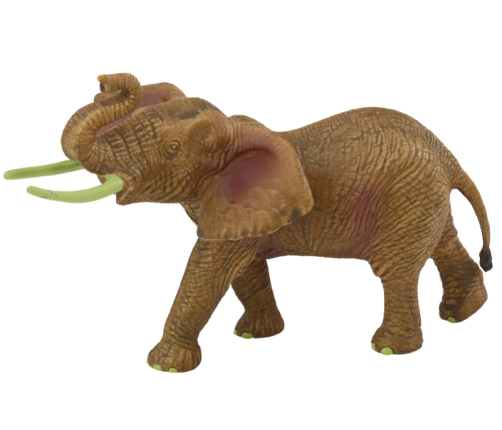 Collectible Figurine African Elephant With Raised Trunk Safari