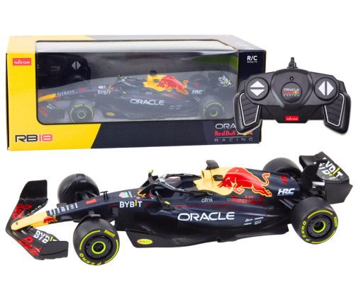 Race car 1:18 Remote Controlled RC Oracle Red Bull Racing RB18 Black