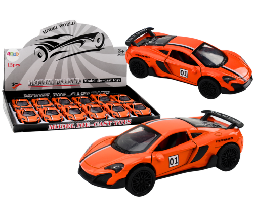 Car Sports Car 1:32 Friction Drive Orange