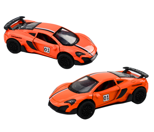 Car Sports Car 1:32 Friction Drive Orange