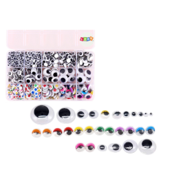 Set of Self-Adhesive Eyelets Movable Colorful Organizer 750 pcs.