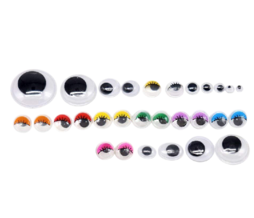 Set of Self-Adhesive Eyelets Movable Colorful Organizer 750 pcs.