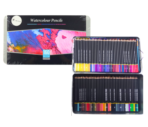 Large Set of Soluble Pencils 160 Pieces of Colors