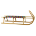 Wooden Sled Two-person With Webbing Seat Solid