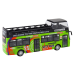 Tourist Coach Double Decker Openable Door Green