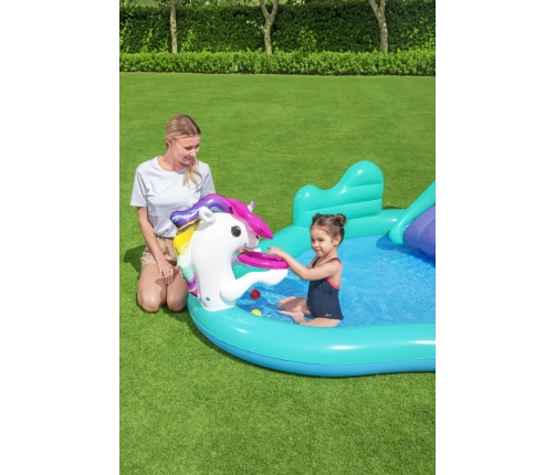 Inflatable Unicorn Playground 274 x 198 x 137 cm Bestway 53097