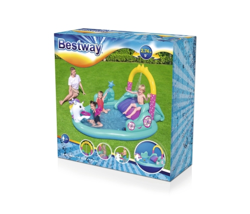 Inflatable Unicorn Playground 274 x 198 x 137 cm Bestway 53097