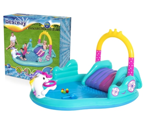 Inflatable Unicorn Playground 274 x 198 x 137 cm Bestway 53097