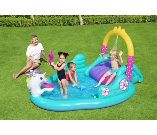 Inflatable Unicorn Playground 274 x 198 x 137 cm Bestway 53097